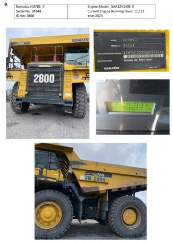 KOMATSU – HD785 -7 -2023