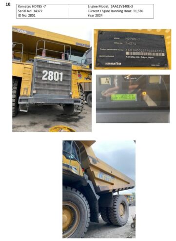 KOMATSU – HD 785-7 2024