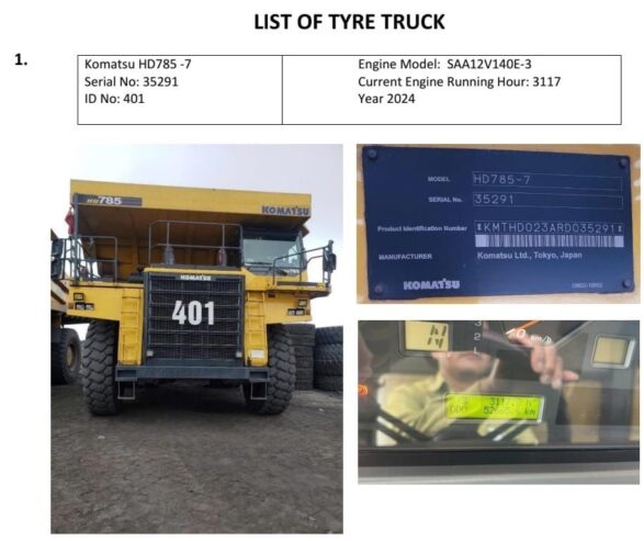 KOMATSU – HD785- 2024