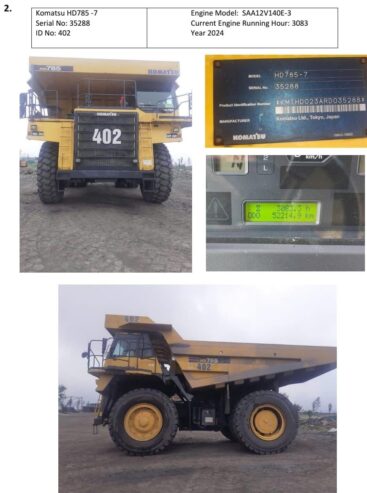 KOMATSU – HD785- 2024