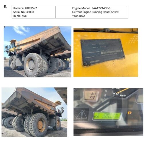 KOMATSU – HD785-7 – 2022