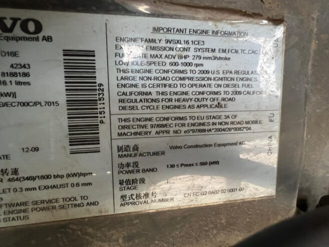 Volvo L350F Wheel Loader – 2008